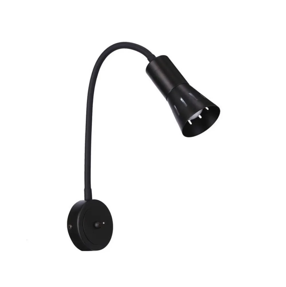 Oświetlenie Pokoju Dziecięcego|Oświetlenie Przedpokoju>Candellux Lighting Kinkiet czarny na wysięgniku regulowany Arnea