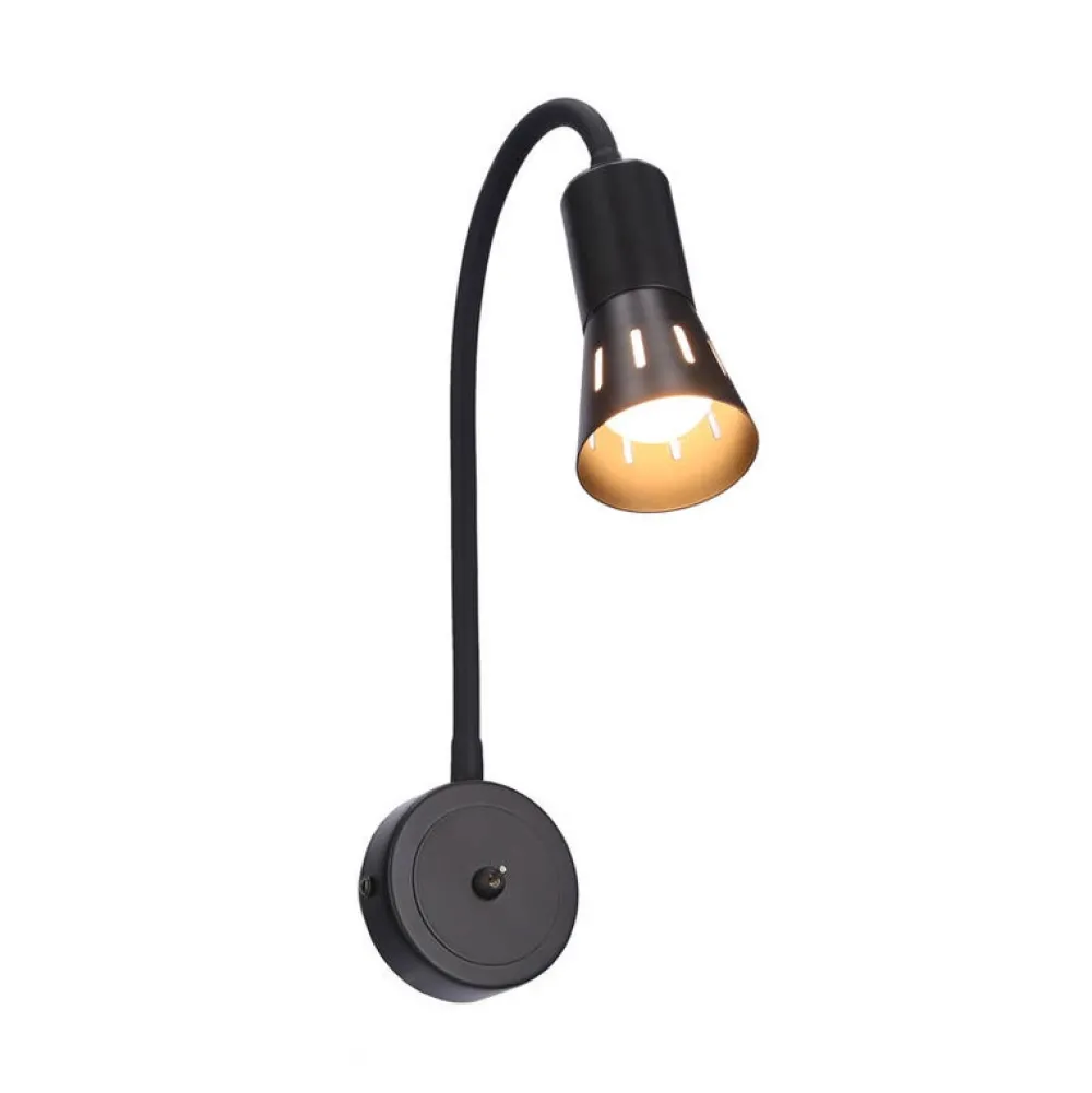 Oświetlenie Pokoju Dziecięcego|Oświetlenie Przedpokoju>Candellux Lighting Kinkiet czarny na wysięgniku regulowany Arnea