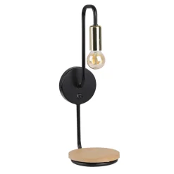 Oświetlenie Sypialni|Oświetlenie Salonu>Candellux Lighting Kinkiet czarny 1xE14 40cm BIPI