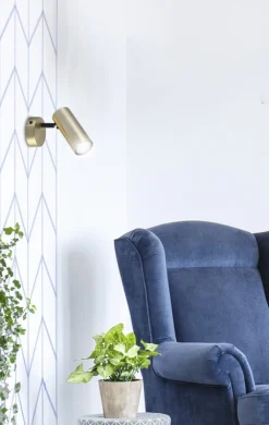 Oświetlenie Przedpokoju|Oświetlenie Jadalni>Candellux Lighting Kinkiet mosiądz ruchomy metalowy spot Colly