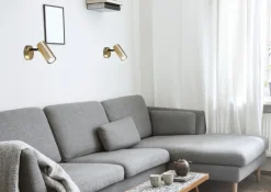 Oświetlenie Przedpokoju|Oświetlenie Jadalni>Candellux Lighting Kinkiet mosiądz ruchomy metalowy spot Colly