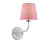 Oświetlenie Pokoju Dziecięcego|Oświetlenie Sypialni>Ledea Kinkiet różowy klosz tkanina York