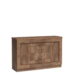 Komody>JARSTOL Klasyczna komoda 140 cm z szufladami półki TAVIER