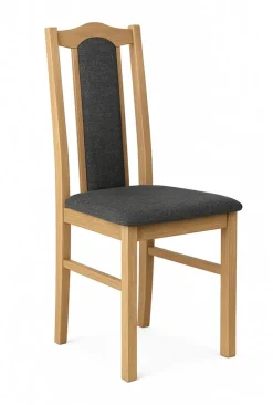 Krzesła Drewniane|Krzesła>DREWMIX Klasyczne krzesło do jadalni orzech BAROTTI