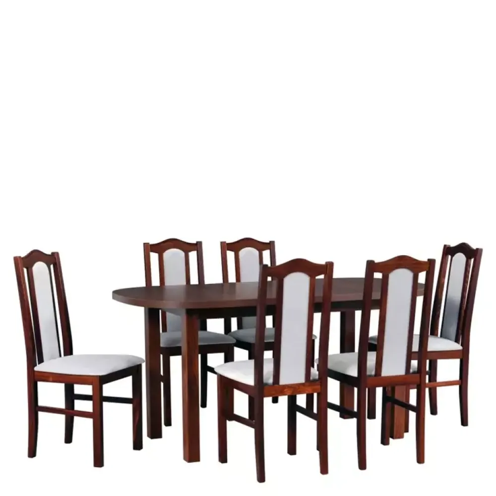 Stoły Z Krzesłami>DREWMIX Klasyczny stół z krzesłami do jadalni VELOTTA