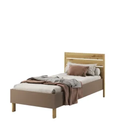 Łóżka Młodzieżowe|Łóżka Ze Stelażem>lenart. Łóżko do pokoju młodzieżowego ze stelażem 90x200 cm LENNY