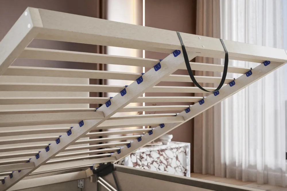 Łóżka Młodzieżowe|Łóżka Z Zagłówkiem>Riban Łóżko do sypialni 140x200 cm z pojemnikiem SENSO