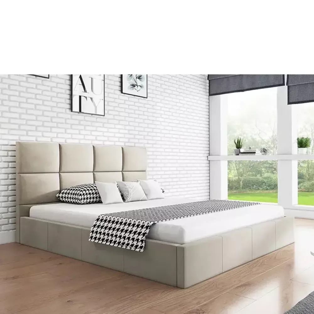 Łóżka Młodzieżowe|Łóżka Z Zagłówkiem>Riban Łóżko do sypialni z pojemnikiem 140x200 cm AMBY