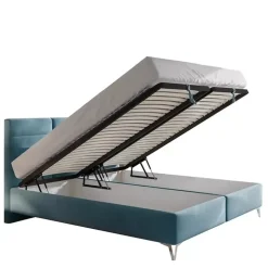 Łóżka Młodzieżowe|Łóżka Na Nóżkach>COMFORTEO Łóżko dwuosobowe do sypialni 140x200 LOGAN