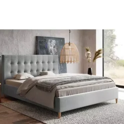 Łóżka Na Nóżkach|Łóżka Z Zagłówkiem></noscript>Riban Łóżko dwuosobowe 180x200 cm DRACO