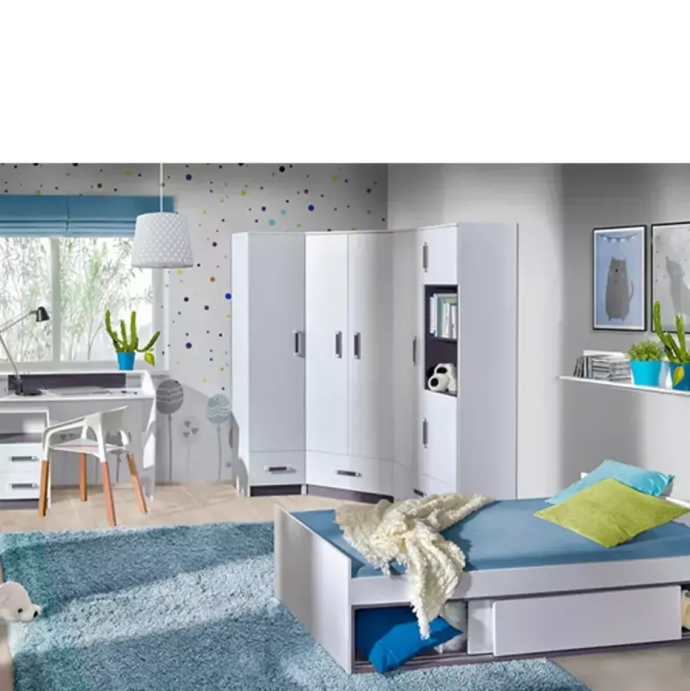 Meble Dla Dzieci|Łóżka Młodzieżowe>DOMEL Łóżko jednoosobowe młodzieżowe 90x200 TRAFIKO