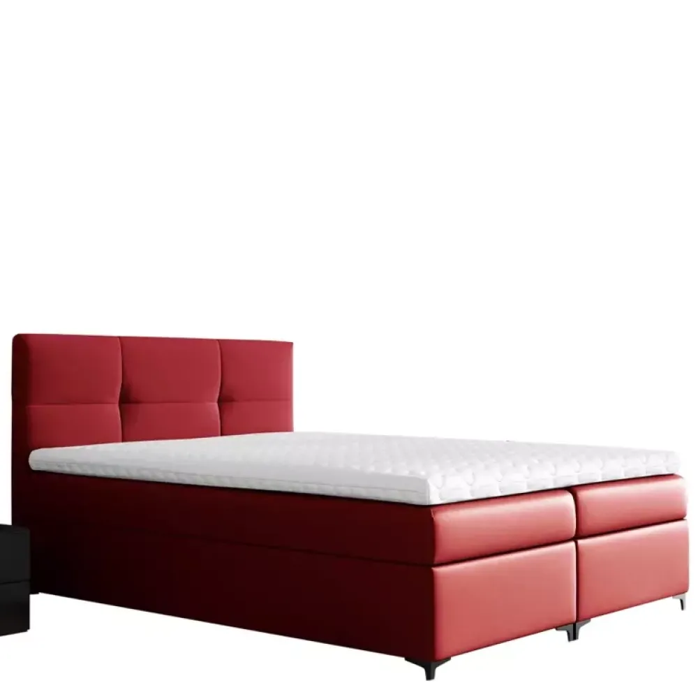 Łóżka Młodzieżowe|Łóżka Na Nóżkach>Gruszka Łóżko Kontynentalne 140x200 beżowe BORYS