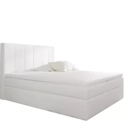 Łóżka Młodzieżowe|Łóżka Z Zagłówkiem>Gruszka Łóżko Kontynentalne 120x200 białe BRAYAN