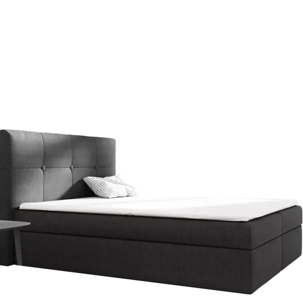 Łóżka Młodzieżowe|Łóżka Z Zagłówkiem>Gruszka Łóżko Kontynentalne 120x200 błękitne LUDWIK