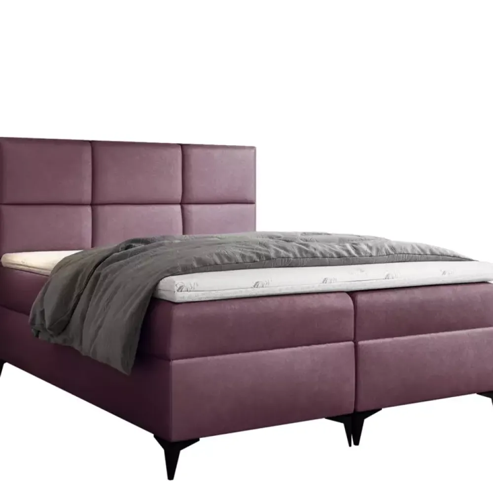 Łóżka Młodzieżowe|Łóżka Na Nóżkach>Gruszka Łóżko Kontynentalne 120x200 błękitne FELIX