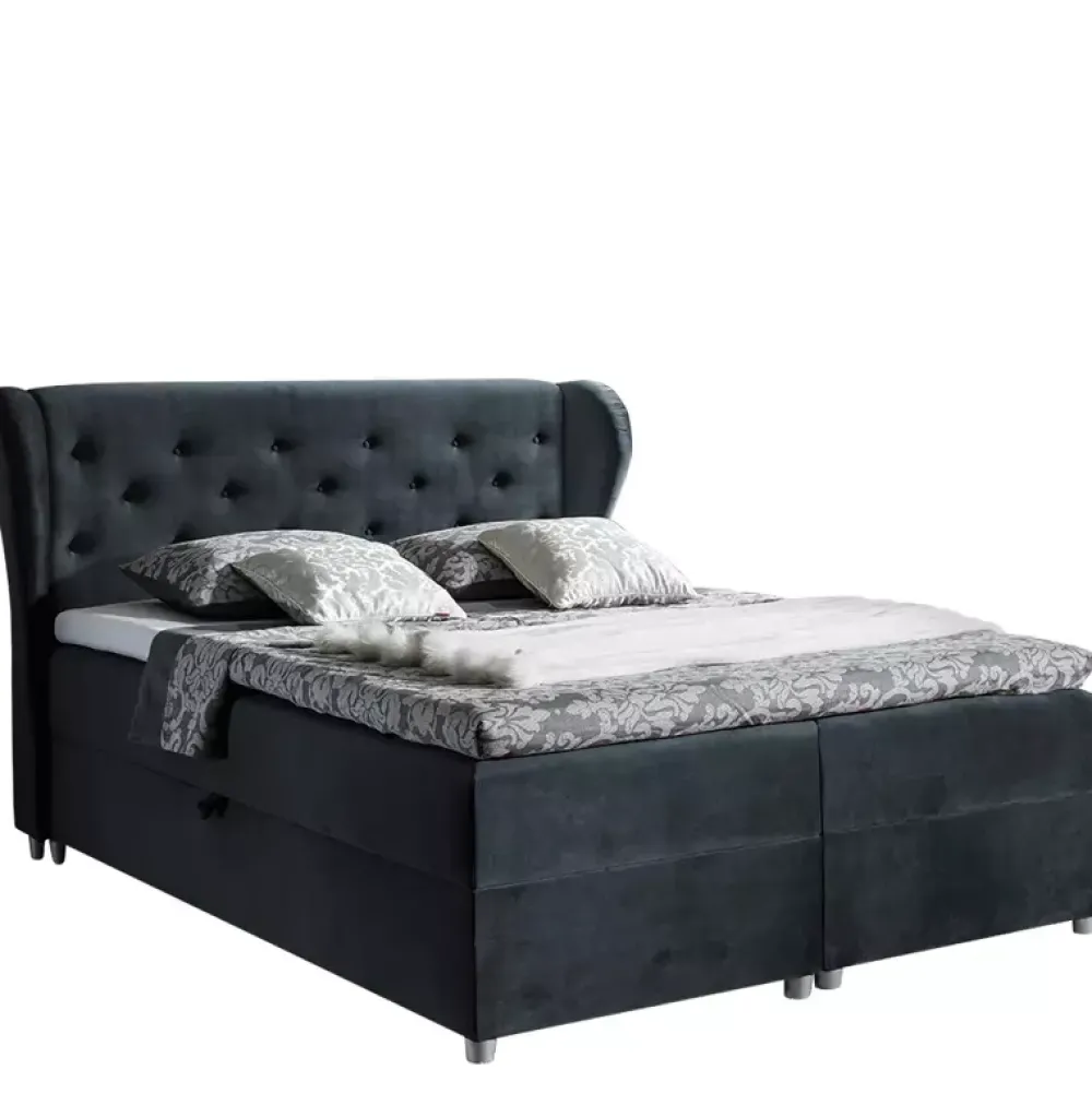 Łóżka Młodzieżowe|Łóżka Z Zagłówkiem>Gruszka Łóżko Kontynentalne 120x200 brązowe PIOTR