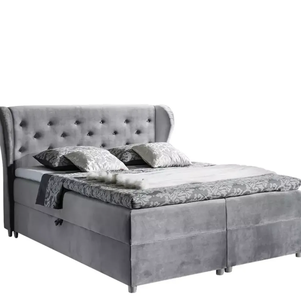 Łóżka Młodzieżowe|Łóżka Z Zagłówkiem>Gruszka Łóżko Kontynentalne 120x200 brązowe PIOTR