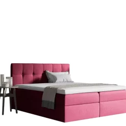 Łóżka Z Zagłówkiem|Łóżka Z Pojemnikiem>Gruszka Łóżko Kontynentalne 200x200 brązowe EMIL