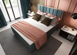 Łóżka Na Nóżkach|Łóżka Z Zagłówkiem></noscript>Laaph Studio Łóżko kontynentalne 180x200 CEBU