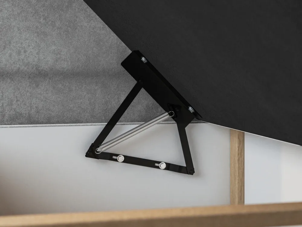 Łóżka Małżeńskie|Łóżka Ze Stelażem>Riban Łóżko kontynentalne 180x200 cm BETKA pojemnik na pościel