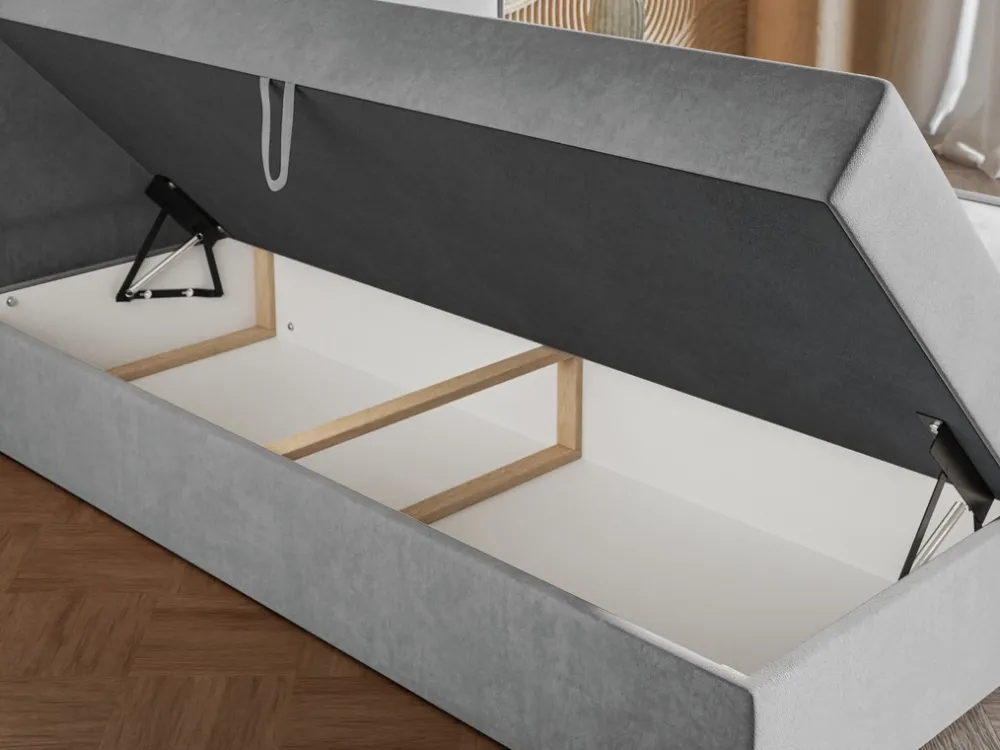 Łóżka Małżeńskie|Łóżka Ze Stelażem>Riban Łóżko kontynentalne 180x200 cm BETKA pojemnik na pościel