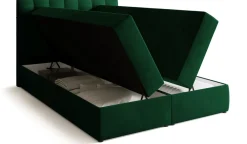 Meble Młodzieżowe|Łóżka Młodzieżowe>BROMARKT Łóżko kontynentalne 140x200 cm DETROIT pojemnik na pościel