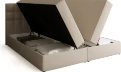 Łóżka Małżeńskie|Łóżka Ze Stelażem>BROMARKT Łóżko kontynentalne 180x200 cm DETROIT pojemnik na pościel