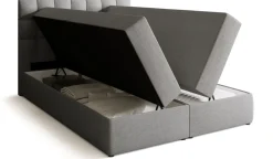 Meble Młodzieżowe|Łóżka Młodzieżowe>BROMARKT Łóżko kontynentalne 140x200 cm DETROIT pojemnik na pościel