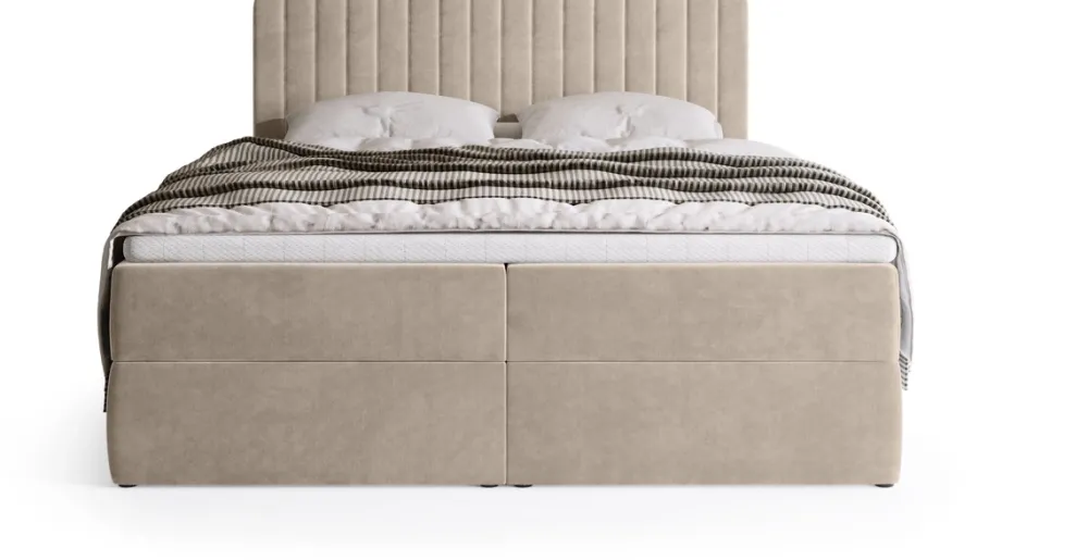 Łóżka Małżeńskie|Łóżka Ze Stelażem>BROMARKT Łóżko kontynentalne 180x200 cm z pojemnikiem DREAM