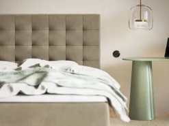 Łóżka Małżeńskie|Łóżka Ze Stelażem></noscript>Riban Łóżko kontynentalne 160x200 cm z pojemnikiem ZANTE pikowany zagłówek