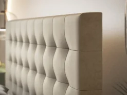 Łóżka Małżeńskie|Łóżka Ze Stelażem></noscript>Riban Łóżko kontynentalne 160x200 cm z pojemnikiem ZANTE pikowany zagłówek