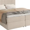 Łóżka Małżeńskie|Łóżka Ze Stelażem>BROMARKT Łóżko kontynentalne 180x200 cm z pojemnikiem DREAM beż