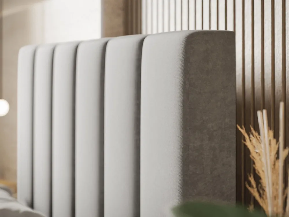 Łóżka Młodzieżowe|Łóżka Ze Stelażem>Riban Łóżko kontynentalne 120x200 cm z pojemnikiem na pościel OWEL