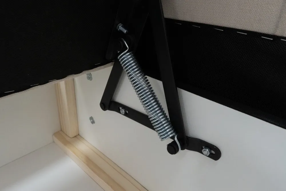 Łóżka Małżeńskie|Łóżka Ze Stelażem>BROMARKT Łóżko kontynentalne 180x200 cm z pojemnikiem DETROIT butelkowa zieleń