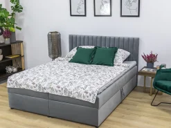Łóżka Małżeńskie|Łóżka Ze Stelażem></noscript>BROMARKT Łóżko kontynentalne 160x200 cm z pojemnikiem DREAM
