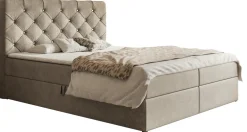 Łóżka Młodzieżowe|Łóżka Z Zagłówkiem>Riban Łóżko kontynentalne 120x200 cm z pojemnikiem na pościel JAMAL