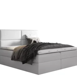 Łóżka Z Pojemnikiem|Łóżka Czarne>Gruszka Łóżko Kontynentalne 200x200 czarne SAMUEL