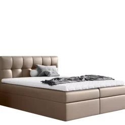 Łóżka Z Zagłówkiem|Łóżka Z Pojemnikiem>Gruszka Łóżko Kontynentalne 180x200 czarne RYAN