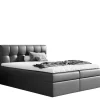 Łóżka Z Zagłówkiem|Łóżka Z Pojemnikiem>Gruszka Łóżko Kontynentalne 160x200 czarne RYAN