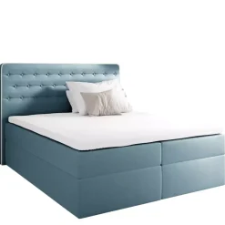 Łóżka Z Pojemnikiem|Łóżka Czarne>Gruszka Łóżko Kontynentalne 180x200 czarne MIRON