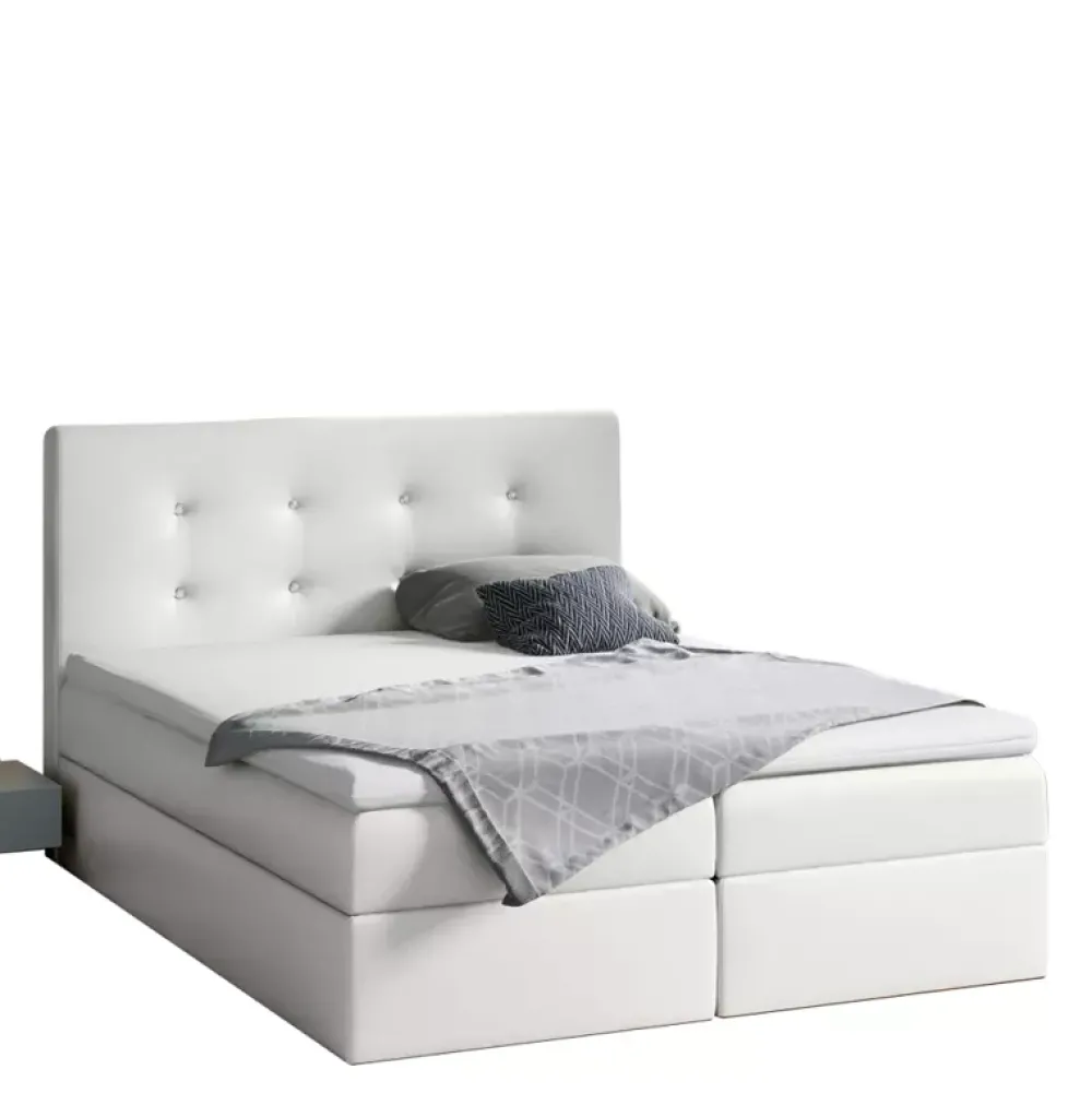 Łóżka Młodzieżowe|Łóżka Z Zagłówkiem>Gruszka Łóżko Kontynentalne 120x200 czarne MAKSYM