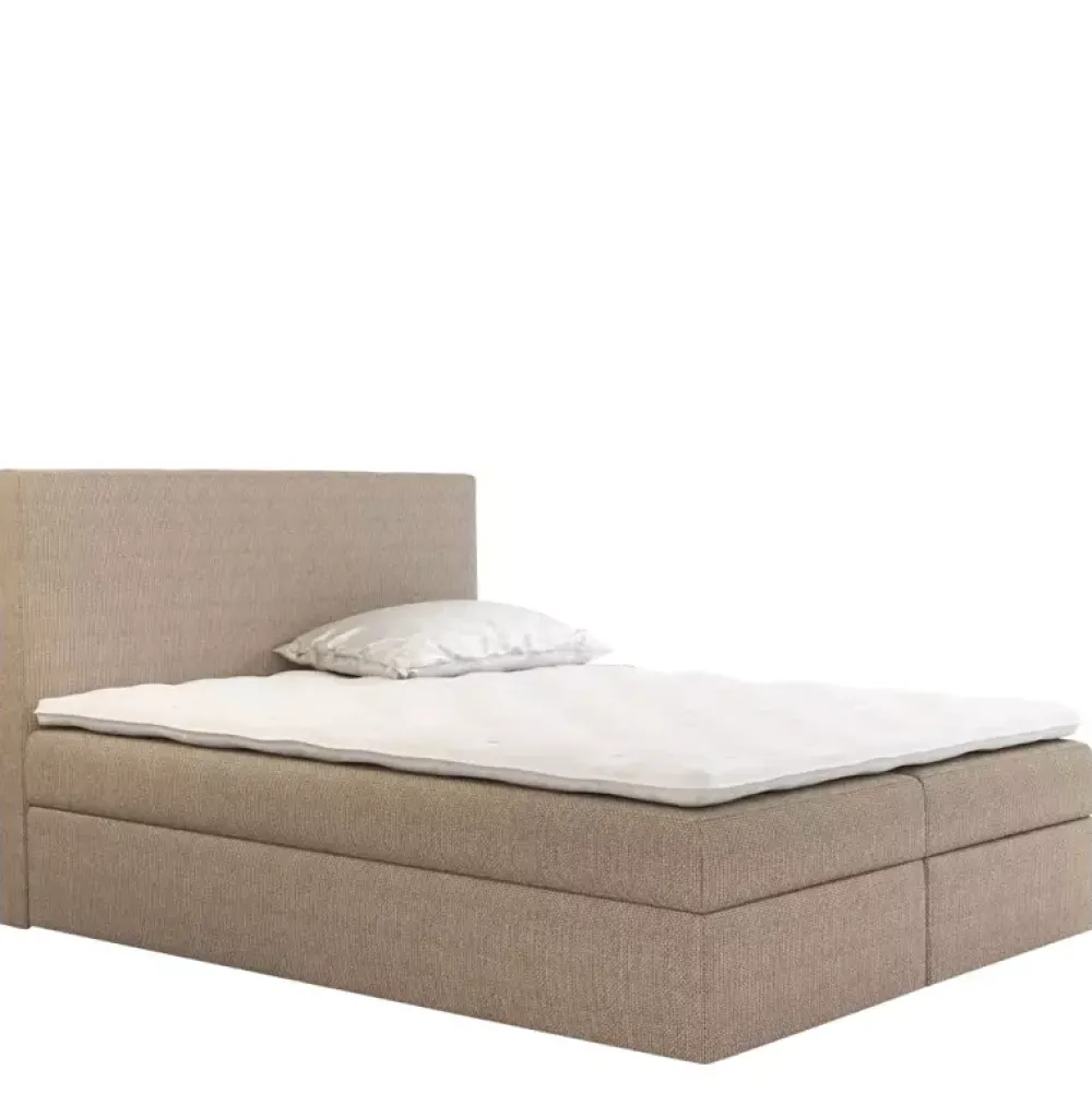 Łóżka Z Pojemnikiem|Łóżka Czarne>Gruszka Łóżko kontynentalne 160x200 czarne BEN