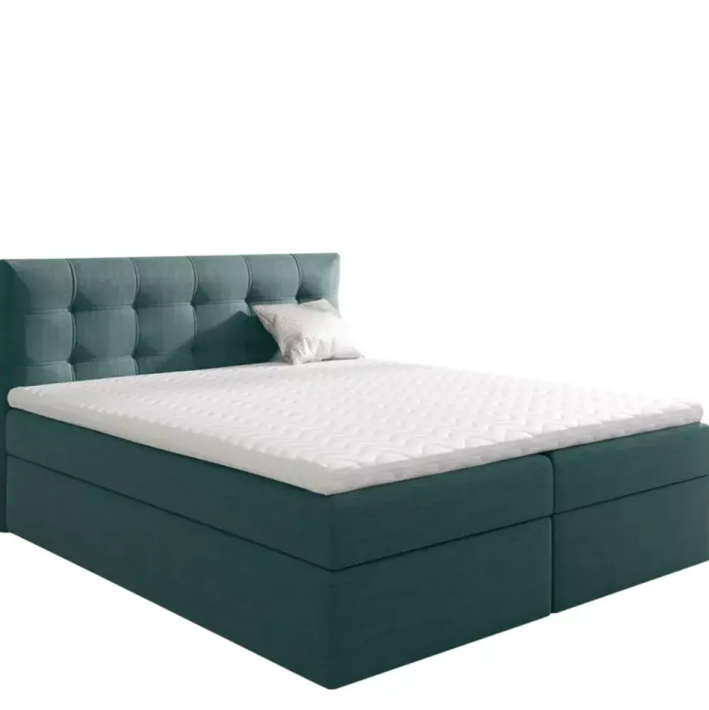 Łóżka Młodzieżowe|Łóżka Z Pojemnikiem>Gruszka Łóżko Kontynentalne 140x200 czarne TOM 1