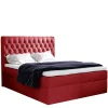 Łóżka Z Zagłówkiem|Łóżka Z Pojemnikiem>Gruszka Łóżko Kontynentalne 180x200 czerwone MICHAEL