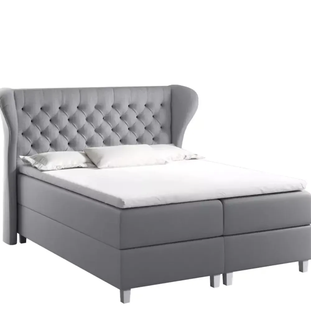 Łóżka Młodzieżowe|Łóżka Na Nóżkach>Gruszka Łóżko Kontynentalne 140x200 czerwona JEREMI