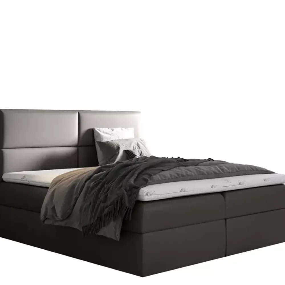 Łóżka Młodzieżowe|Łóżka Z Zagłówkiem>Gruszka Łóżko Kontynentalne 140x200 czerwone SAMUEL