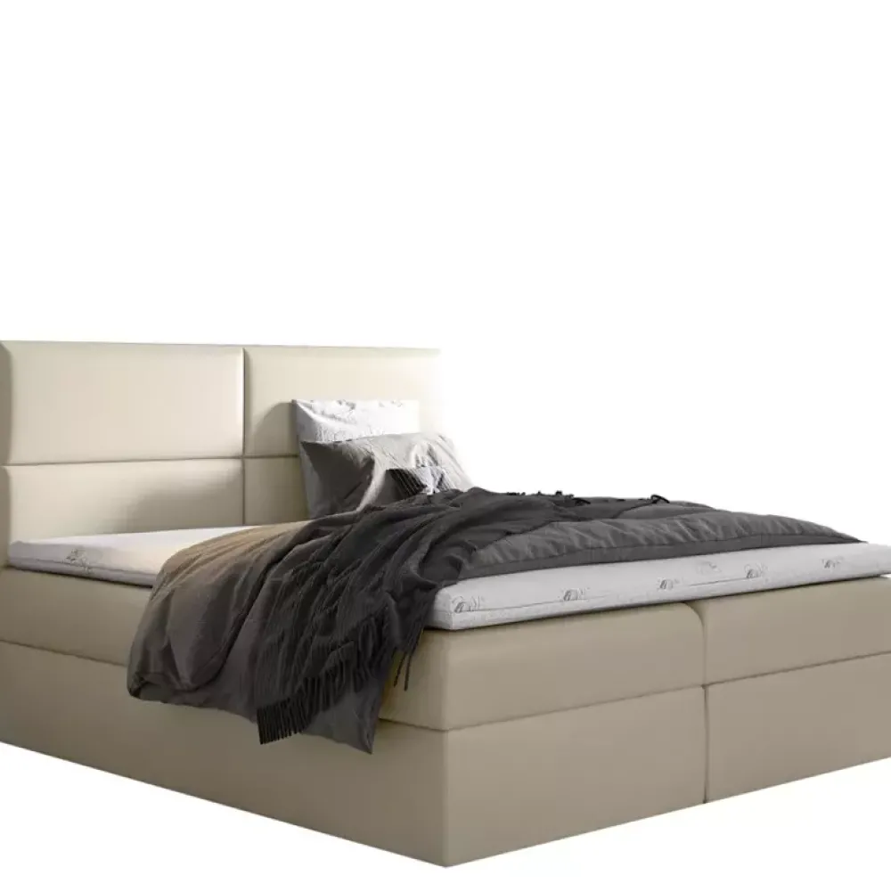 Łóżka Młodzieżowe|Łóżka Z Zagłówkiem>Gruszka Łóżko Kontynentalne 140x200 czerwone SAMUEL