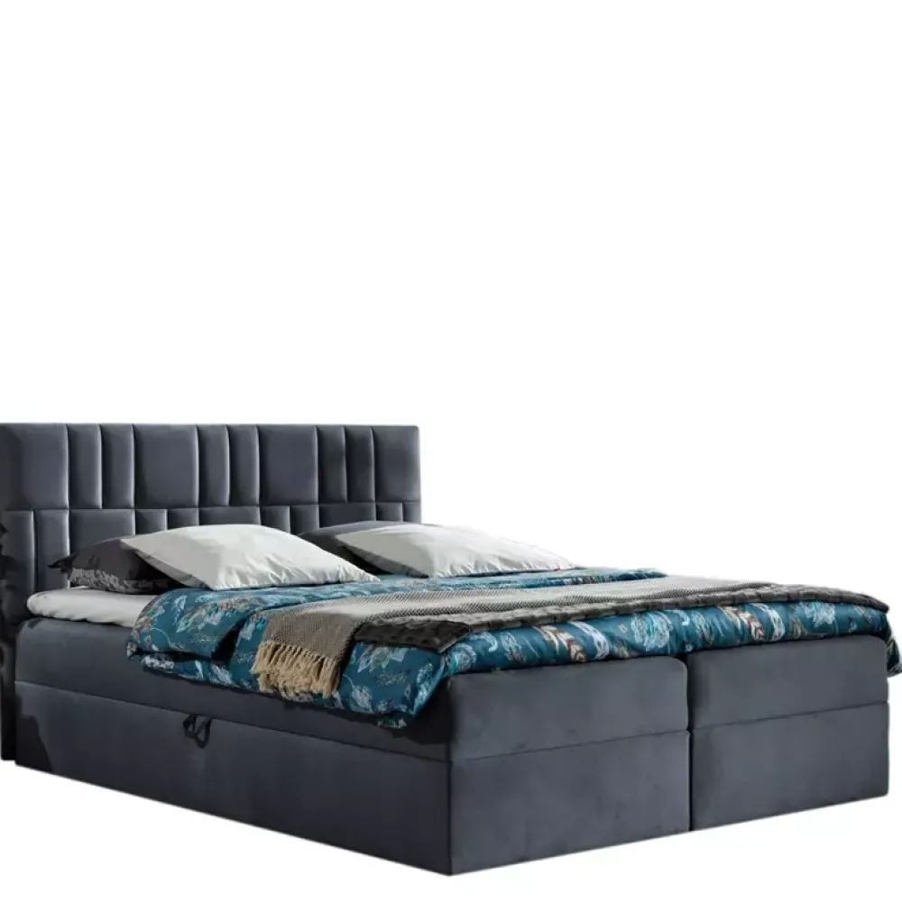 Łóżka Młodzieżowe|Łóżka Z Pojemnikiem>Gruszka Łóżko Kontynentalne 140x200 czerwone TOM 3