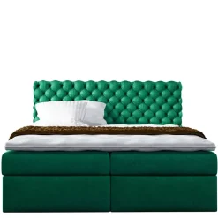 Łóżka Z Zagłówkiem|Łóżka Z Pojemnikiem>Gruszka Łóżko Kontynentalne 180x200 czerwone PAWEŁ