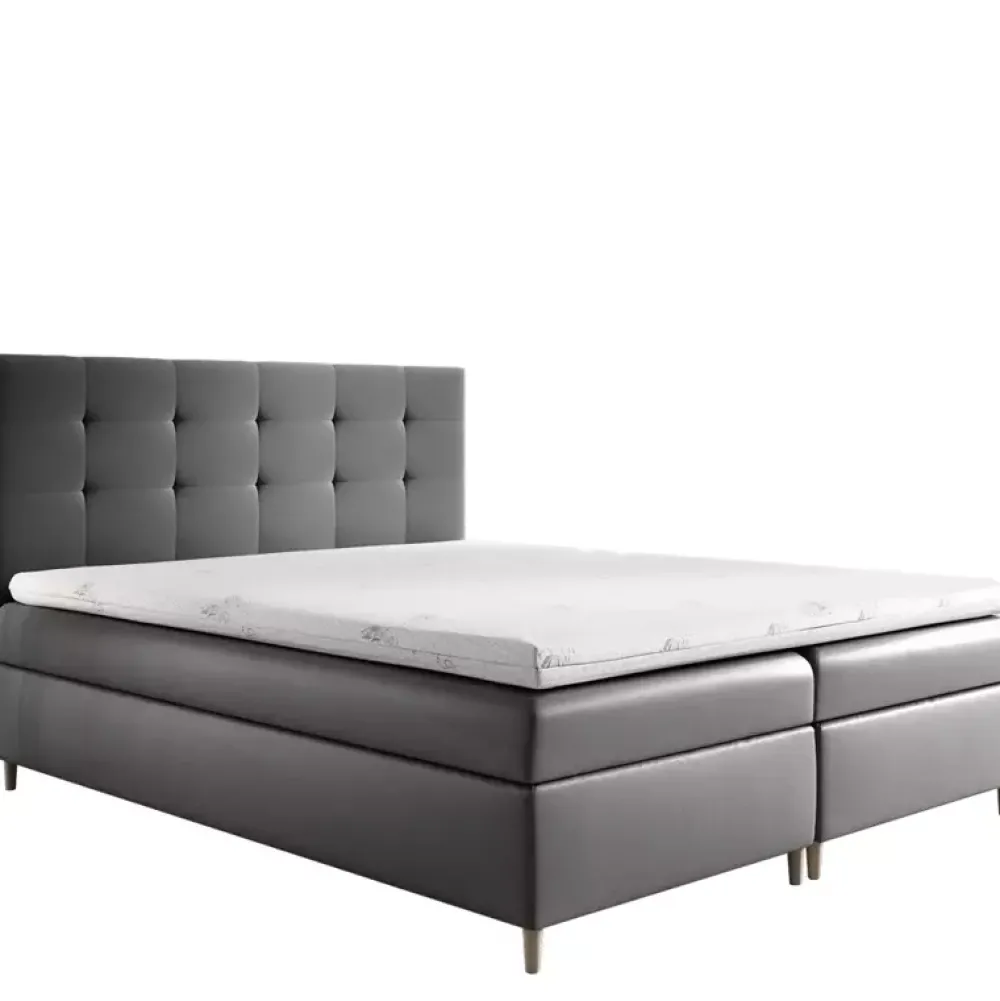 Łóżka Na Nóżkach|Łóżka Z Zagłówkiem>Gruszka Łóżko Kontynentalne 180x200 czerwone DALWIN